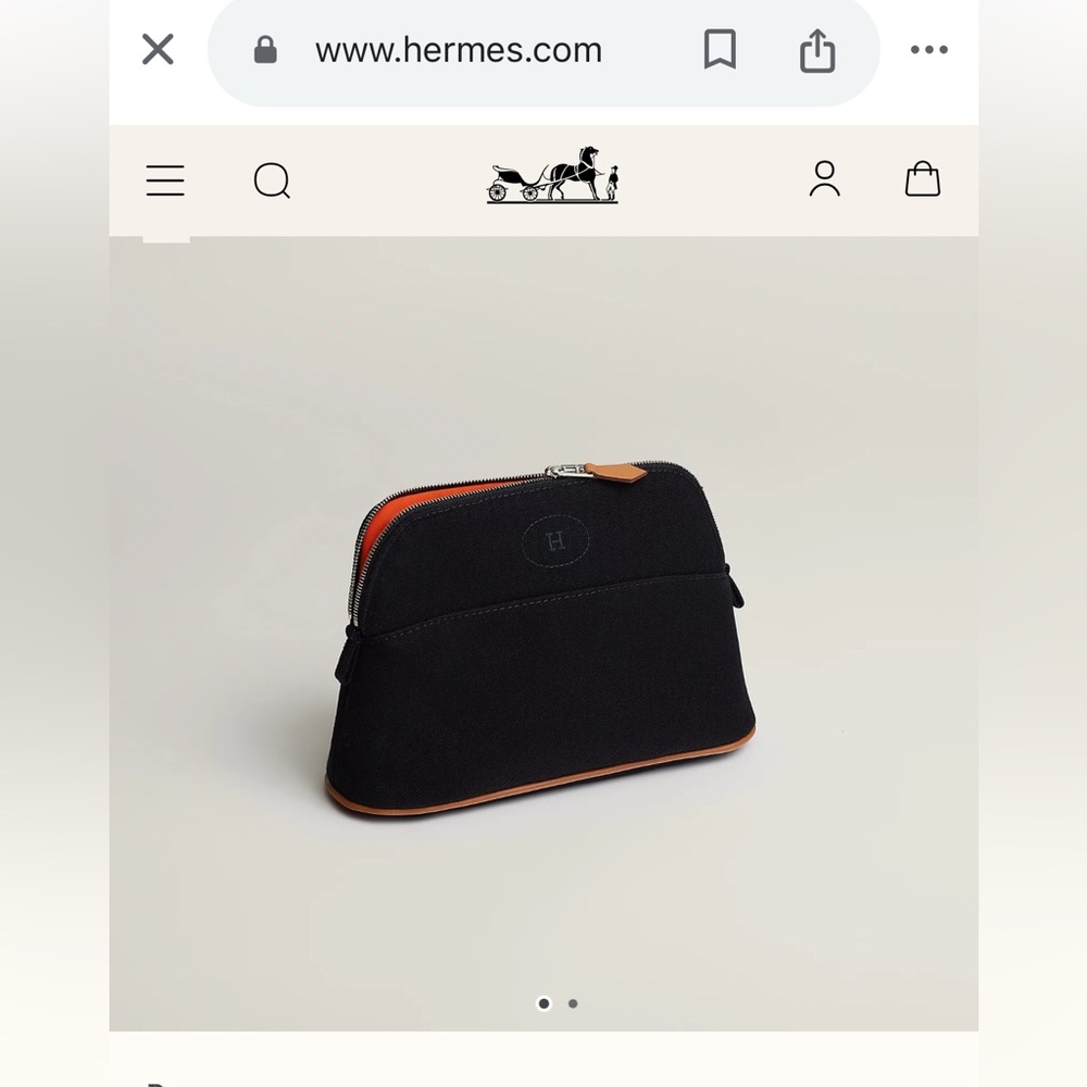 Hermes cosmetic bag in Hermes Box